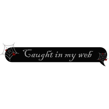 🎃 Halloween Spider Web Bubble Text
