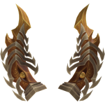 Golden Dragonborne Horns