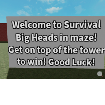 Survival the big heads in the maze!