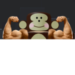 Funny monkey banana group