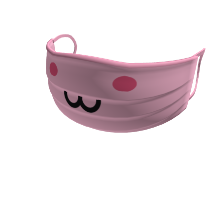 Pink Cute :3 Cat Mouth Face Mask