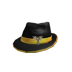 Black And Gold Fedora⌠TVP fedora⌡