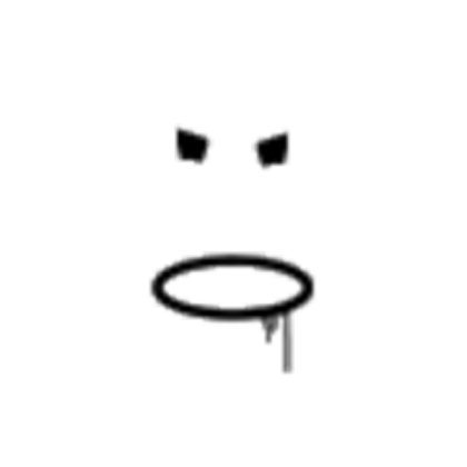 Zombie Face 1 - transparent Roblox decal