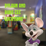 Dylan and bubereye's Chuck e cheese locations.