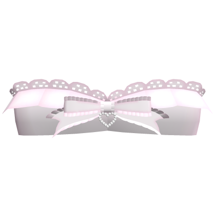 ♡ : Ruffled Cutesy Pink Princess Heart Short Top thumbnail