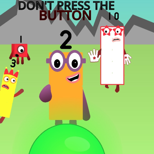 Numberblocks Don't Press The Button! (READ DESC) official Roblox game thumbnail