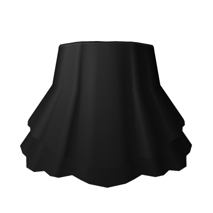 🌹🦇 Layered train skirt - Black [2.0] Roblox item