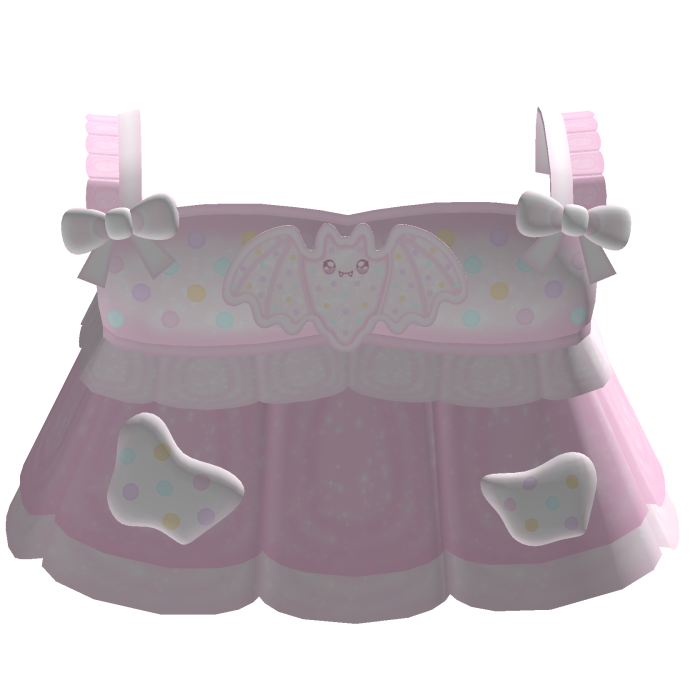. ‿ ♡ funfetti pastel pink bat top