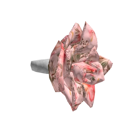 3.0] Y2K Harajuku Pink Rose Ring | Roblox Item - Rolimon's