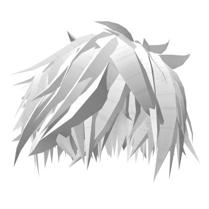 💯 Spiky Anime Boys Emo Hair (White) Roblox item
