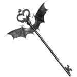 Batwing Key of Metallic Silver