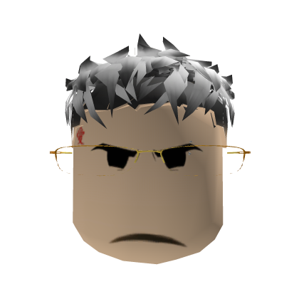 Y2K serious face w/ glasses (cria do rj) Roblox item