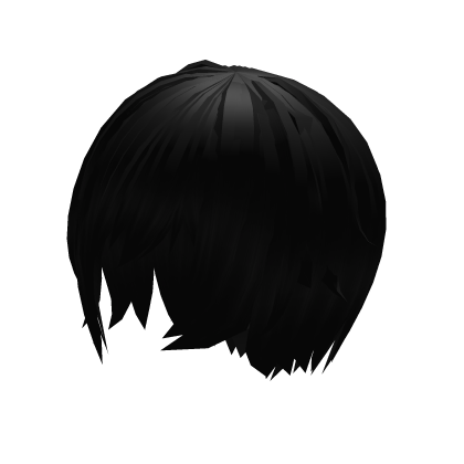 (¬_¬) black anime hair v1 
