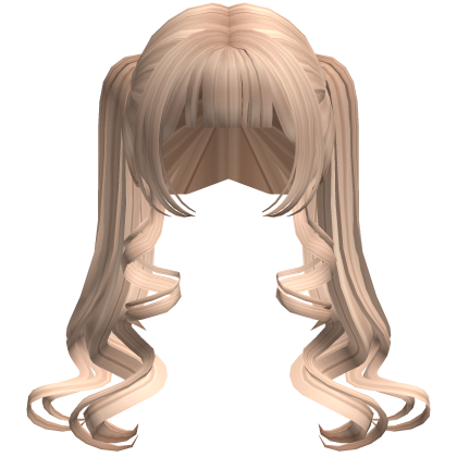 Anime School-Girl Twintails (Blonde)