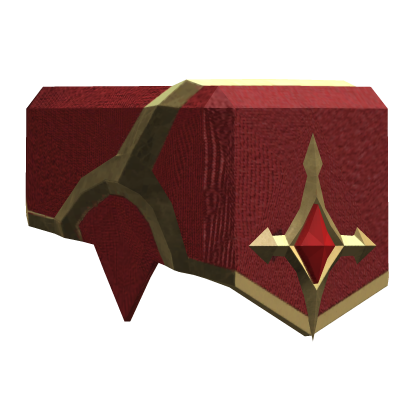 Royal Knight Left Shoulder - Red