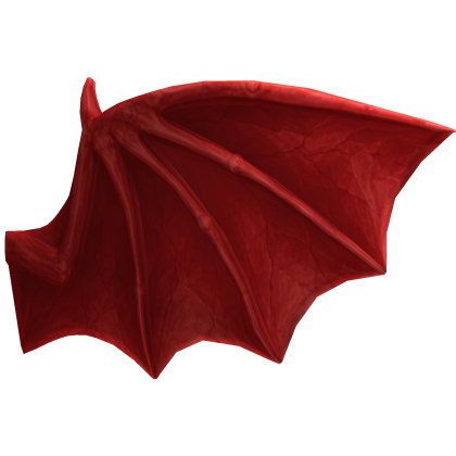 ♫ red realistic classic devil vkei bat wings