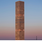 Tower of pizza