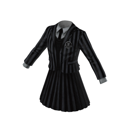 gothic striped dress