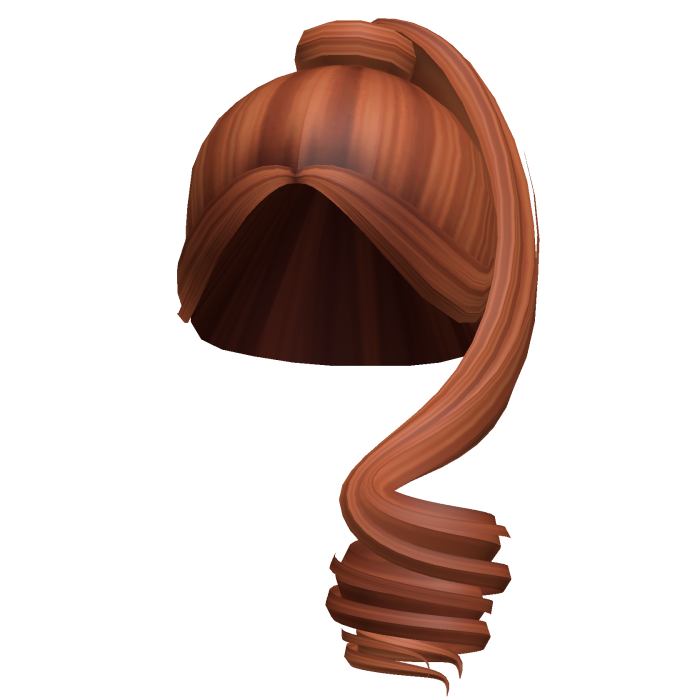 -',ৎ Curly High Popstar Ponytail in Ginger