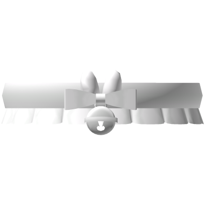 ୨ 𑄝 ୧ cute bunny bow collar with bell in white