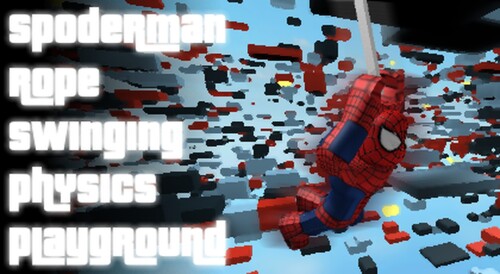 Spiderman Rope Swinging Physics Playground