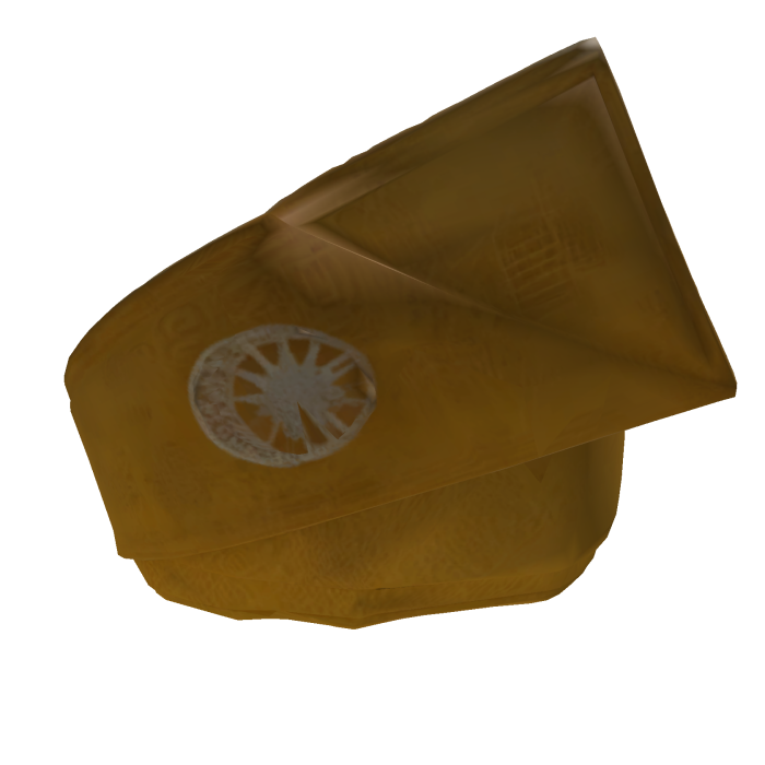 Topi Tanjak Melayu Kuning