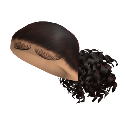 Curly Ponytail Brown Roblox item