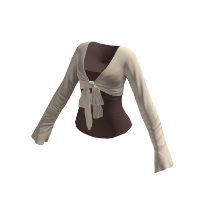 Tie Front Crop Cardigan
