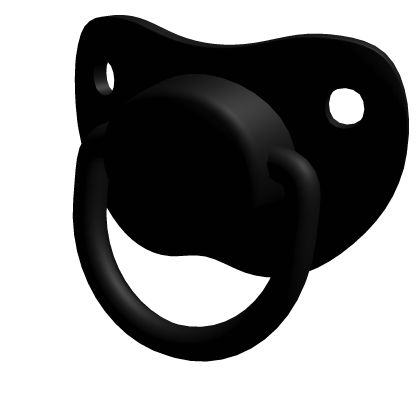 Black Pacifier Accessory