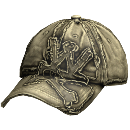 Green Distressed Backwards Hat Roblox item