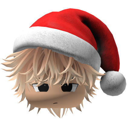 fluffy hair Christmas beret hat (blonde)