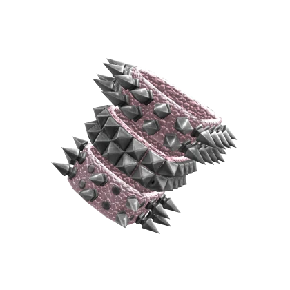 Punk Studded Silver Bracelets (Right) 3.0 | Roblox Item