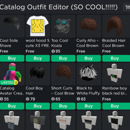 Catalog Outfit Editor