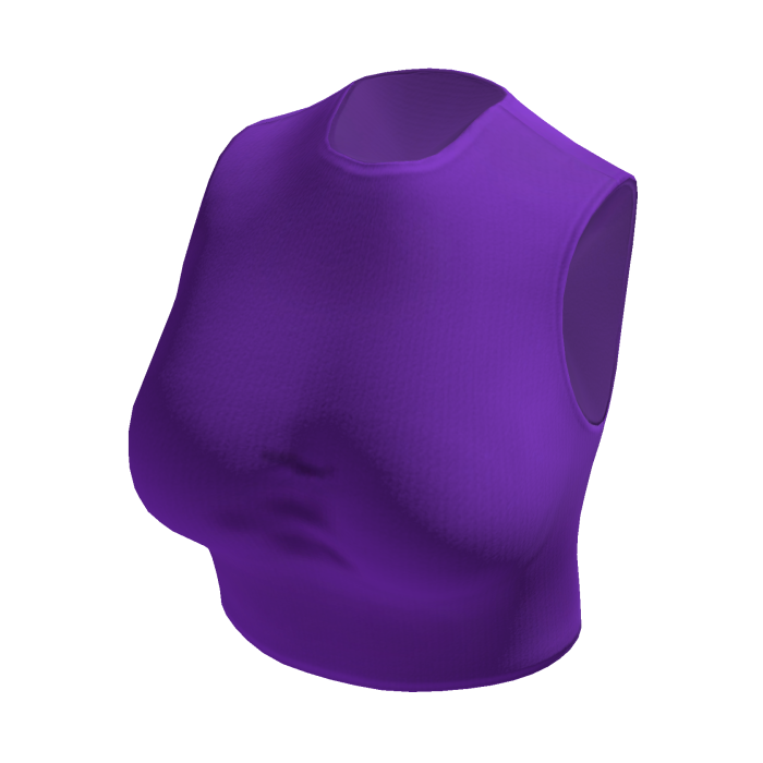 Deep Purple Fitted Crop Top