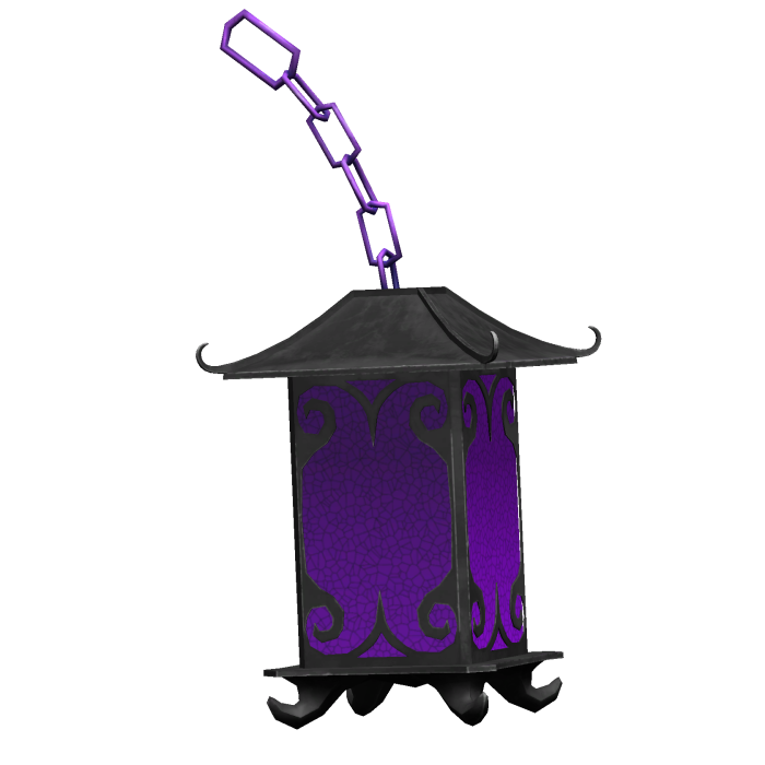 purple halloween waist gothic lantern