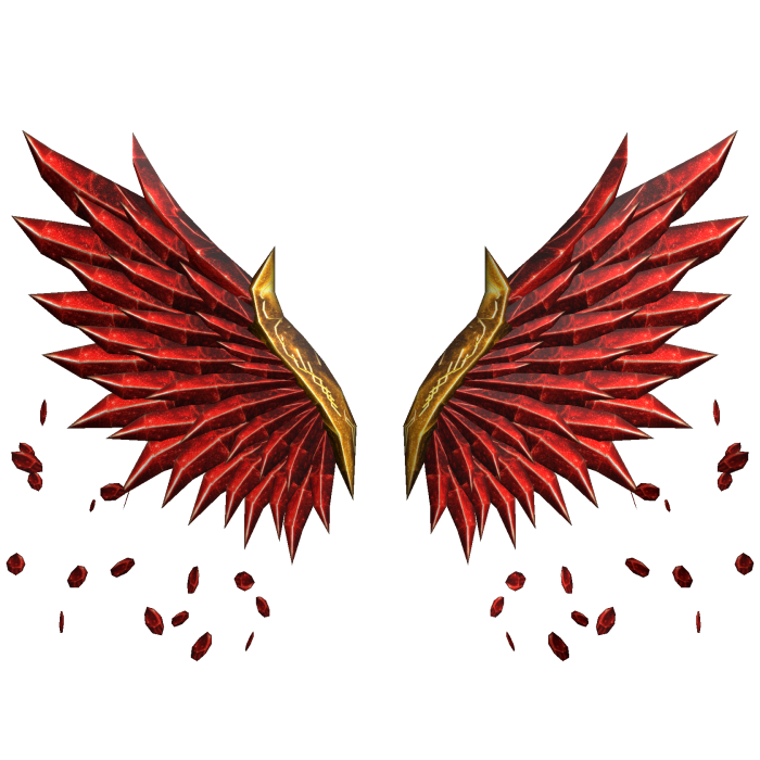 Red and Gold Wings