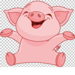Piggy plays official