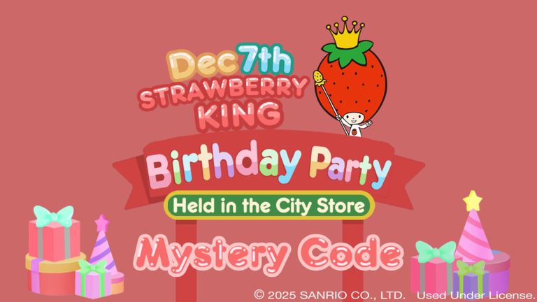 Birthday event is here!🎂