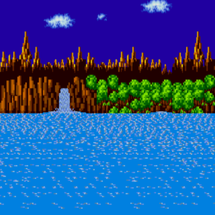 Green Hill Zone Background Roblox decal
