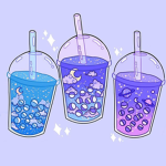 galaxy bubble tea