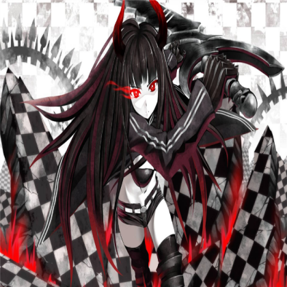 Evil-Demon-Anime-Girl-with-Sword-Wallpaper Roblox decal