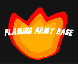 red flame army base