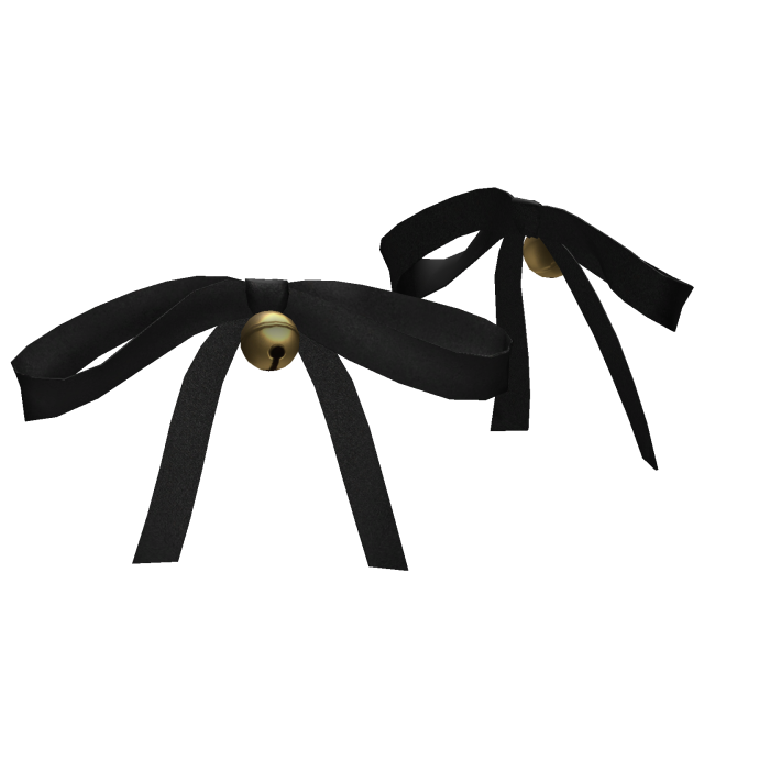 black kawaii babydoll ribbons and bell