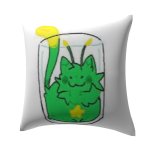 Gnarpy  in bottle pillow