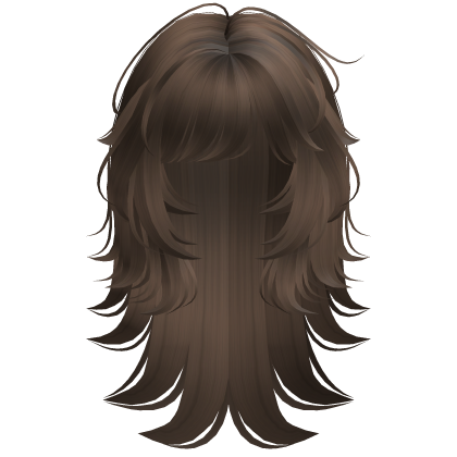 Messy Rockstar Wolfcut (Brown) thumbnail