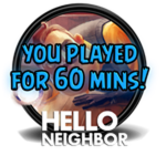 You played for 60 minutes!
