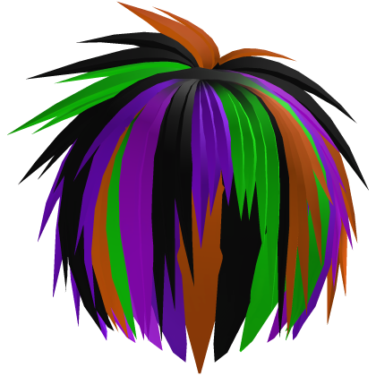 Serrated Scene Emo Hair In "Halloween" Roblox item