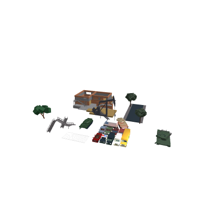 unfinished crate site buildings