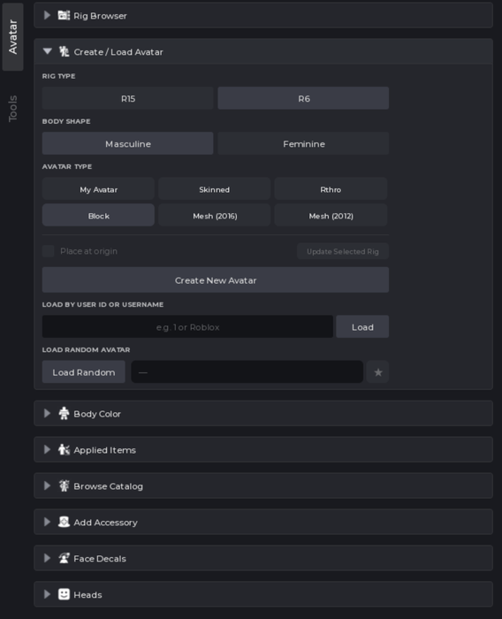 Catalog Avatar Suite preview 2