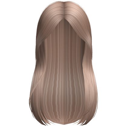 Milk Tea Straight Hair with Curtain Bangs